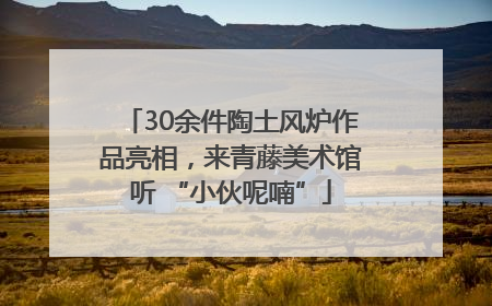 30余件陶土风炉作品亮相，来青藤美术馆听 “小伙呢喃”